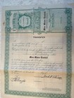 Mica Mines Ltd 1929 Stock Certificate Canada Signed To Open  sc14