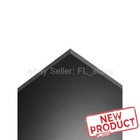 2 Pack Black Hdpe Plastic Sheets 1 16 Thick X 12  X 12 High Density Polyethylene