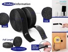 Heavy Duty Hook   Loop Tape With Adhesive Backing  1  X 17 4 Ft   5 8 Yards   Bl