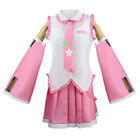 Vocaloid Hatsune Miku Uniform Dress Costume Top Skirt Suit For Cosplay Party