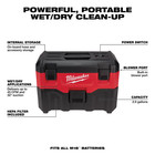 Milwaukee 0880-20 M18 18 Volt  Cordless Wet dry Vacuum  Tool Only 