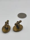 Vintage Shields Theater Comedy Tragedy Mask Cufflinks Med Century Drama