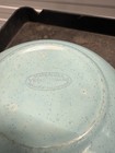 Vernonware Heavenly Days Vegetable Bowl Serving Aqua Blue 9  Mcm Vintage