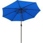 9 Ft Sunbrella Patio Umbrella With Tilt And Crank - Pacific Blue By Sunnydaze