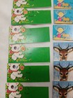 Vintage Christmas Gift Tags Mid Century 1960s 1970s Retro Holiday No Adhesive