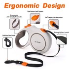 Ec teak Retractable Dog Leash 16 Ft  Heavy Duty Dog Leash For Dogs Up To 110lbs