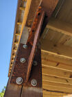 Heavy Duty Beam Or Timber Support Bracket Bare Steel  Pre Rusted Patina Or Black