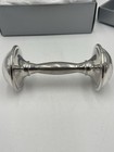 Baby Keepsake Rattle   Silver Plated   4 Inches   Gift Boxed   Baby Shower Gift