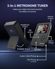 3-in-1 Rechargeable Digital Metronome Tuner     Vocal Count  Tone Generator  Lcd