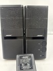 Bose Mediamate Computer Speakers Pair W  Ac Adapter   Audio Cable Tested Working