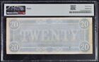 T-67  20 1864 Confederate States Currency Banknote Civil War Confederacy Pmg 63