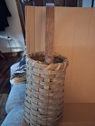 Vintage Primitive Style Handwoven Basket Rustic Farmhouse Decor
