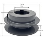 Ak241 Sheaves Vbelt Pulley 1 Inch Bore 2 45  Od Motor Cast Iron Pulley
