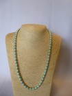 Silver Hematite With Turquoise   Sterling Native American Southwestern Necklace