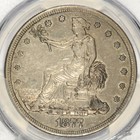 1877- S Trade Dollar   Pcgs Xf40   Nice And Original Problem Free   inv 1 