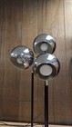 Vintage Mcm Chrome 3 Globe Table Lamp Space Age Sonneman Style 70s