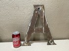 Vintage Iron  Store Front Sign Letter    a    Ornate Architectural Advertising No  6