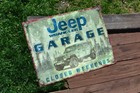 Jeep Wrangler Garage Tin Metal Sign - Rubicon Recon - 4 X 4 - Cj - Willys