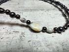 Hematite And Stone Bead Beaded Magnetic Clasp Anklet Ankle Bracelet 10 3 8 