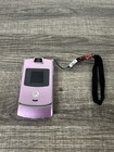 Motorola Razr V3 Pink Verizon Flip Phone Vintage Cell Phone For Parts