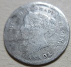1885 Canada Silver Five Cents Coin  Key Date Silver Nickel 5 Cents  rj843 