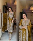 Pakistani Dress Salwar Kameez Ready To Wear Suits Indian Wedding Party 3 Piece L