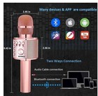 Bonaok Wireless Bluetooth Karaoke Microphone 3-in-1 Portable Handheld Karaoke