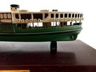 Vintage 1898 Passenger Ship Model Nautical Maritime Wood Display Collectible Art