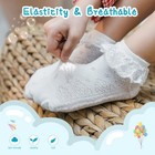 Preemie Socks Baby Girl Super Soft Infant Newborn Socks Baby Girl Ruffle Sock
