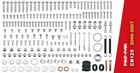 Cr 125 2 Stroke Restoration Bolt Kit For Aluminum Frame Honda Cr125 00-07 Cr125r