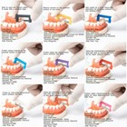 Dental Orthodontic Ipr Reduction Strip Kits Interproximal Enamel Strips 10pc pk