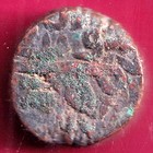 Gujarat Sultan Muzaffarshah One   Half Falus Rare Coin  v43