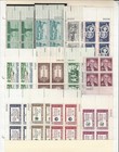 Vintage Lot Of 25-- 4 Cent-- Plate Blocks Mnh- Og-vf   Nice  