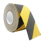 Anti-slip Safety Grip Tape 4 x60ft Non-skid Tread High Traction Grit Yellow Blac