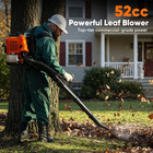 52cc 2-stroke Upgraded 564cfm 216mph Commercial Backpack Gas Powered Leaf Blower