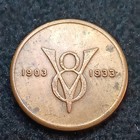 Ford 30 Years Of Progress 1903 - 1933  V8 Vintage Token Coin Medal 1 1 4 