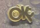 Oklahoma City Oklahoma Okc Vintage Plastic Pin Badge