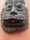 Antique Large Hand Carved Wooden Mask  India Handmade Mask16   x12   