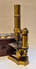An Early Leitz Microscope Numbered 1872  Complete In Case Circa 1873