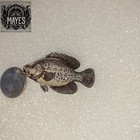 Crappie Hat Pin  Mayes Custom Calls  Made From Very Light Mammoth Bark 
