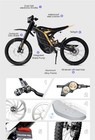 79bike Falcon Pro Electric Dirt Bike 72v 35ah 56mph 10000w 75miles Ebike Adult