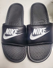 Nike Benassi Jdi Sandals Slippers   black white   343880-090    men s 13 - Nwot