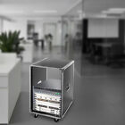 16u Cabinet Portable Rolling Network Server Rack W  Wheels For Ktv Conference