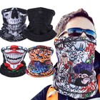 Skull Mask Neck Gaiter Scarf Headwear Halloween Mask Balaclava Face Mask Bandana