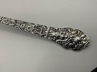 Rare Antique 1880 Gorham Old Medici Sterling Silver Large Serving Spoon