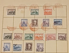 Czechoslovakia On Paper Old Vintage Stamps Lot Used Mint Vf