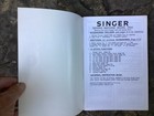 Original 1991 Singer Sewing Machine Model 2502 Instruction Book 64 Pages