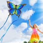 Large Butterfly Kite For Kids And Adults Easy To Fly Single Line String W  Tail