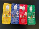 1999 Mcdonald   s Ty Teenie Beanie Baby International Bears Set Of 4 - New In Box