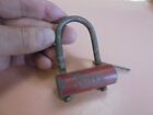 Vintage Yale Barrel Bicycle Padlock With Key